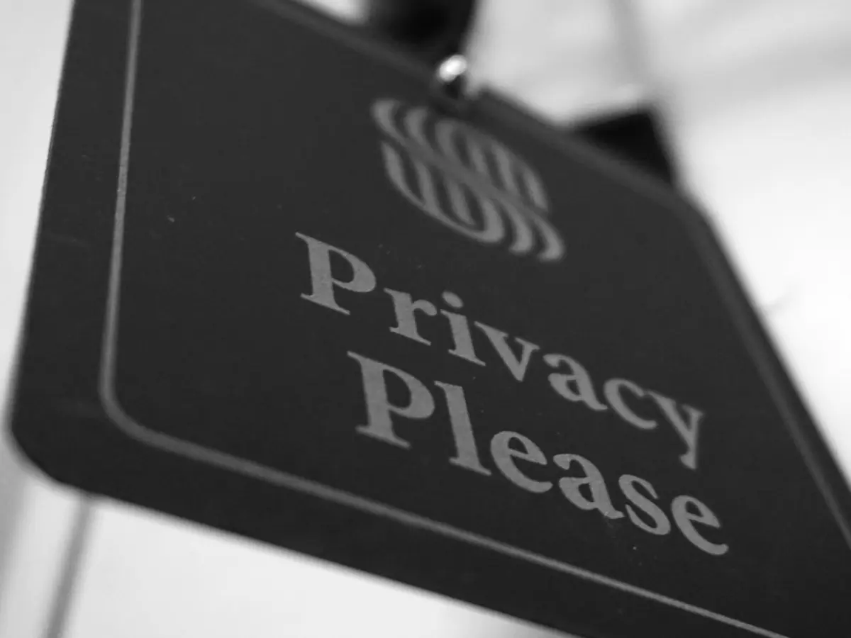 Panneau « Privacy Please »